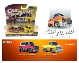 CarTuned 2 Pack Case of 4 Trucks